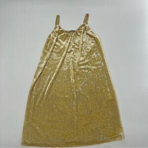 Zara Women’s Mustard Yellow Velvet Nightgown Pajamas